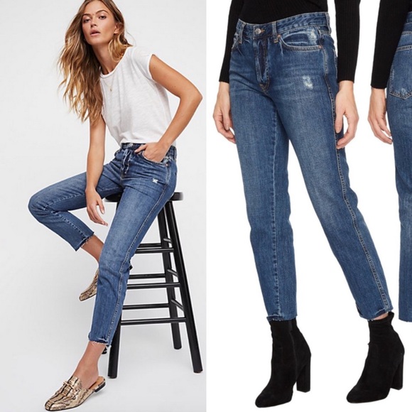 Free People Denim - NWT Free People Slim Boyfriend Jeans
